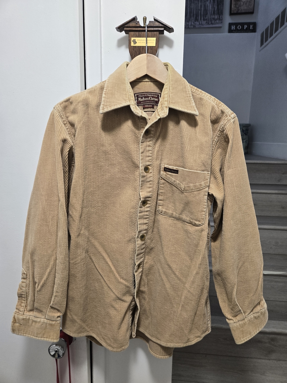 Marlboro Country Corduroy Shirt Jacket Size S-M